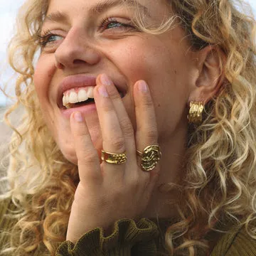 Timi of Sweden Tallulah statement ring stål 24 mm