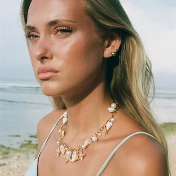 TIMI OF SWEDEN Essie ørestikker mini perle forgyldt
