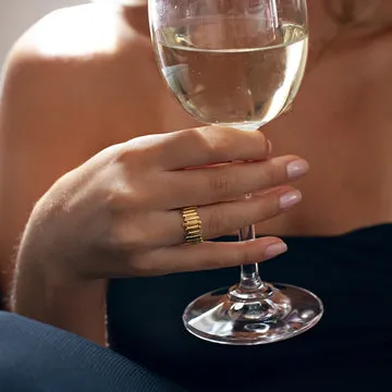 TIMI OF SWEDEN Cleo bred ring justerbar stål