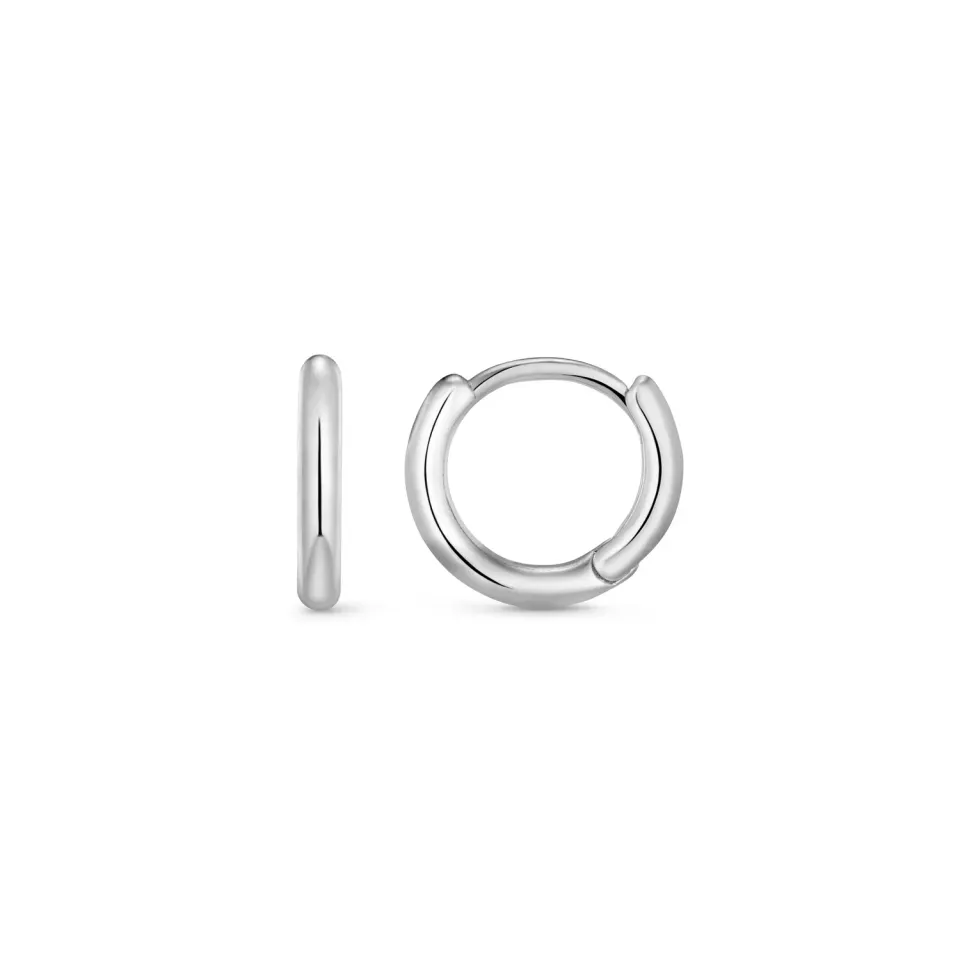 Orelia Mini Micro Hoop øreringe sølv mini
