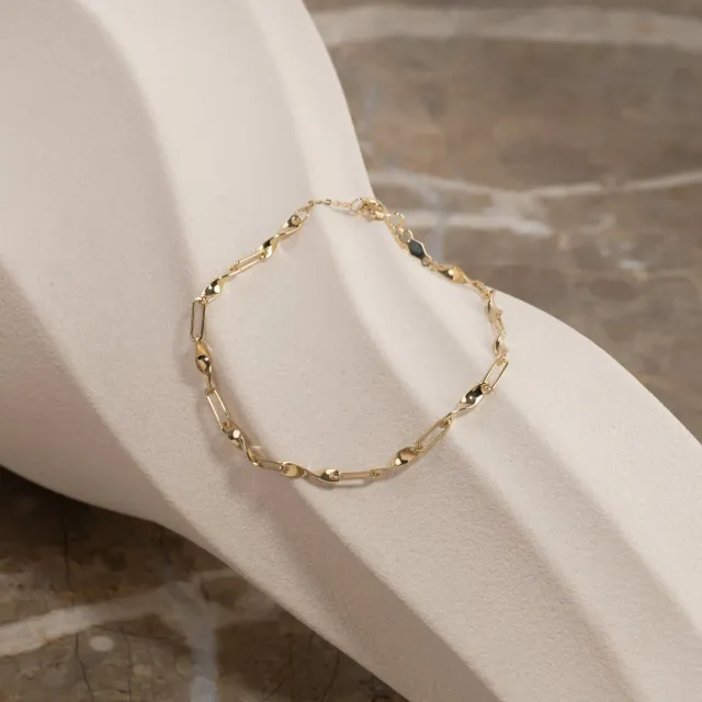 Sisi Copenhagen Elena armbånd 9 karat guld 16-20 cm