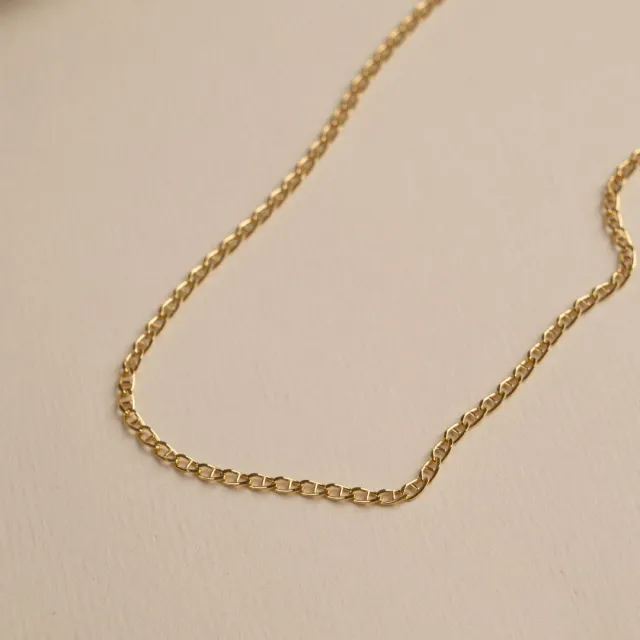 Sisi Copenhagen Auda Golden Chain kæde 42 cm forgyldt