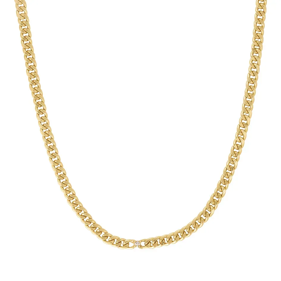 Bykjaergaard Infinity halskæde forgyldt diamant