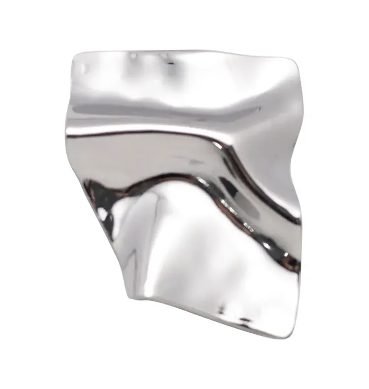 Wos Up Ebba broche sølv blank 5 cm