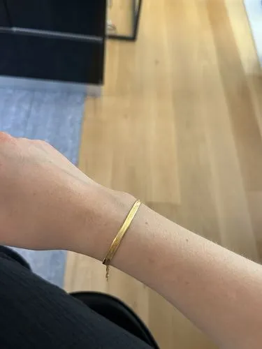 TIMI OF SWEDEN Ivy Snake Chain armbånd rustfrit stål guld