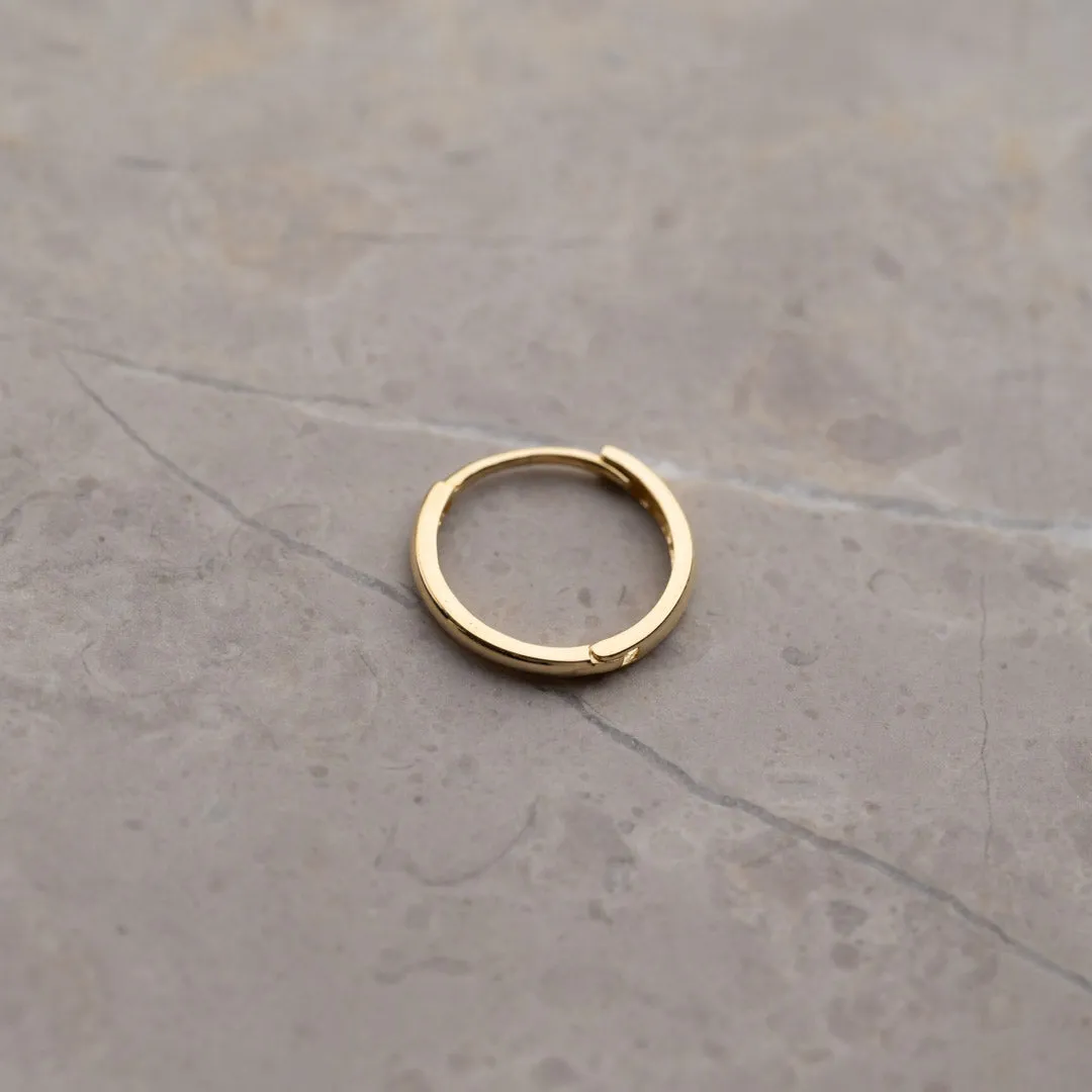 Sisi Copenhagen Classic Solid Gold Creol 12mm øreringe par 9 karat