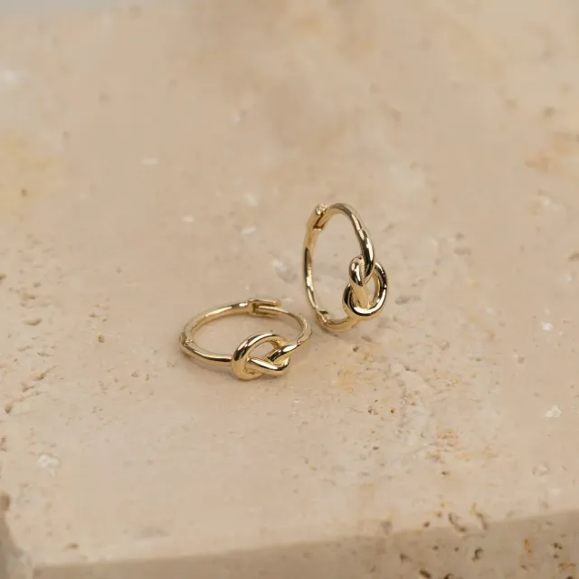 Sisi Copenhagen Lily Solid Gold creoler 9 karat