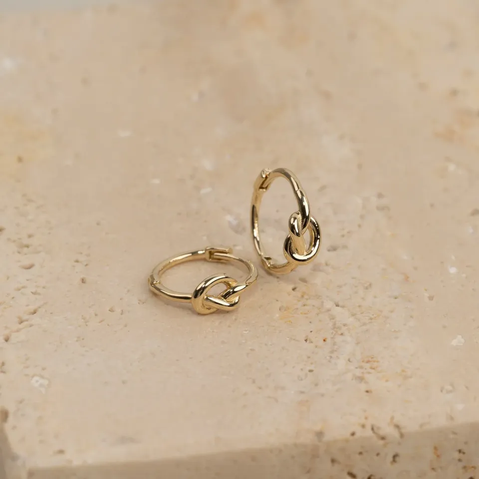 Sisi Copenhagen Lily Solid Gold creoler 9 karat