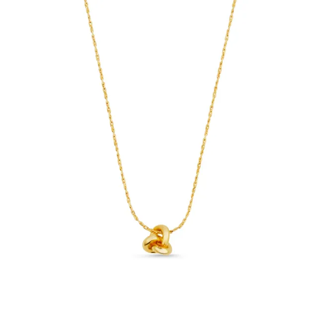 Orelia Mini Knot Fine Collar halskæde guld