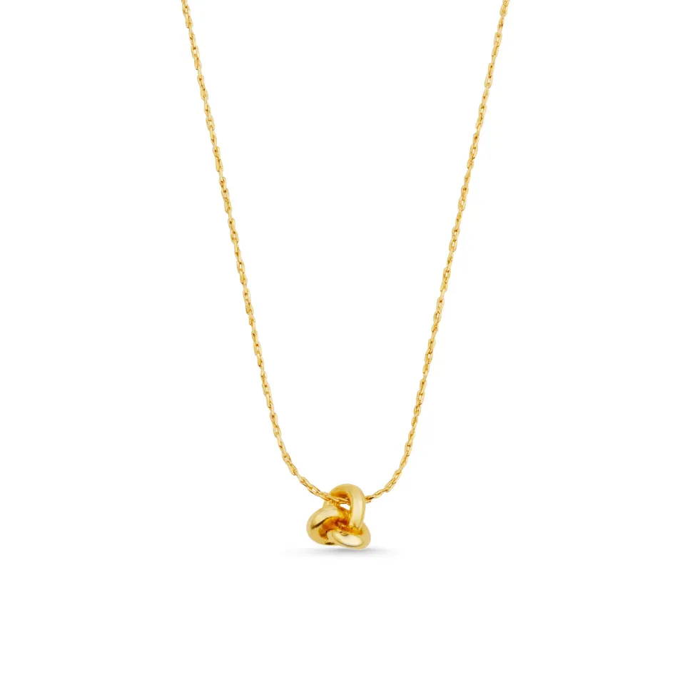 Orelia Mini Knot Fine Collar halskæde guld