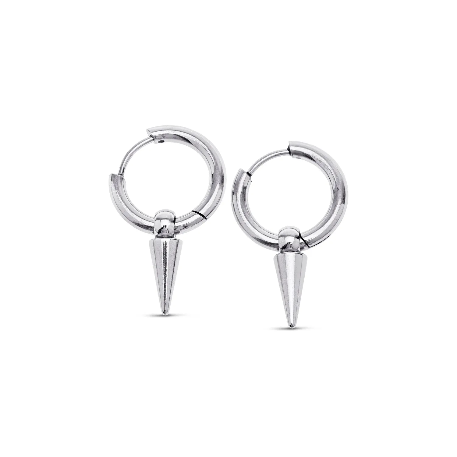 TIMI OF SWEDEN Pim spike hoop øreringe 17mm guld