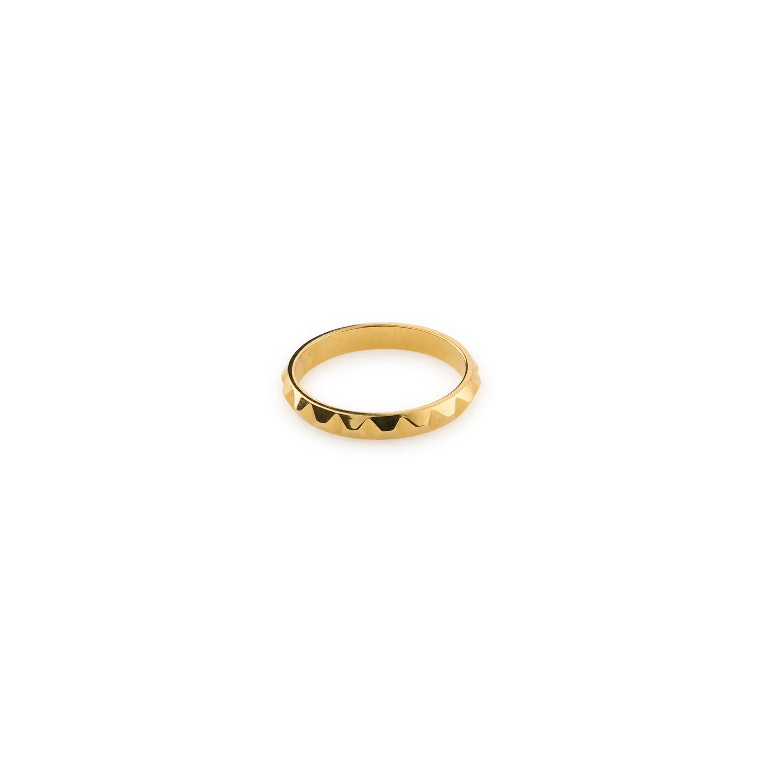 TIMI OF SWEDEN Vide spike ring sølv vandtæt