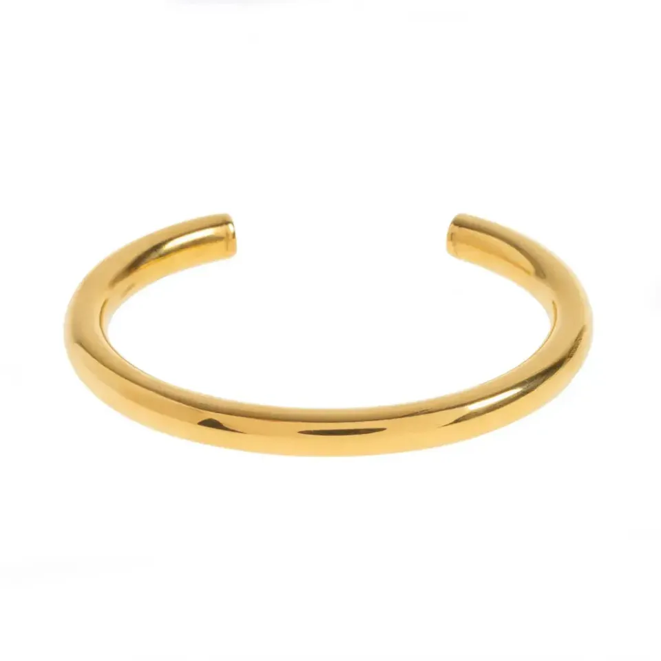 TIMI OF SWEDEN Maeve Statement bangle vandfast guld