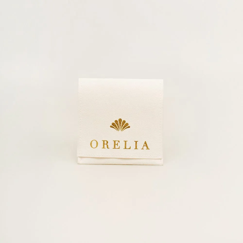 Orelia LUXE Classic Crystal stud øreringe sølv krystal