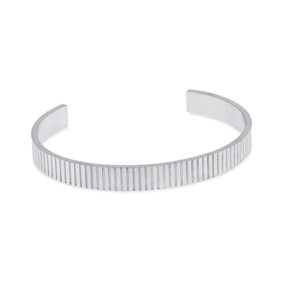 Timi of Sweden Tage armbånd bangle stål 65 mm ribbet