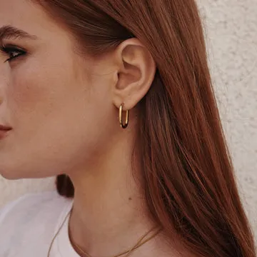 TIMI OF SWEDEN Pernille hoop øreringe stål 20 mm