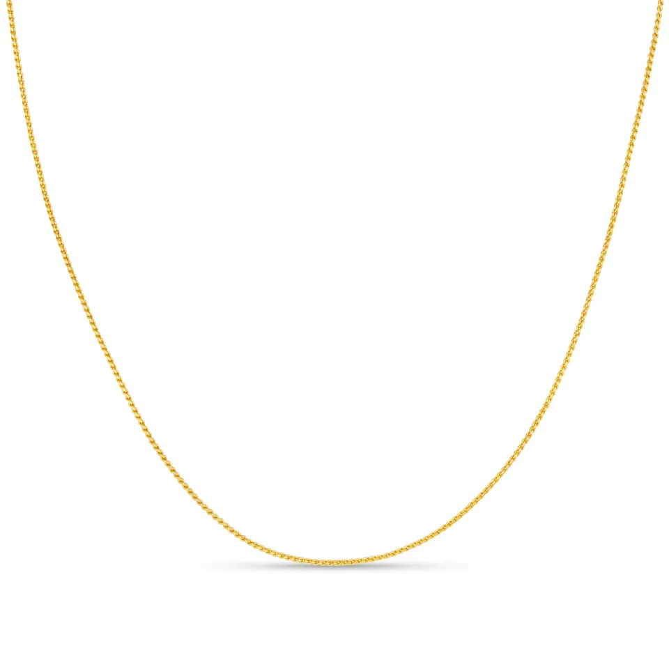 Orelia Simple Chain halskæde guld tynd