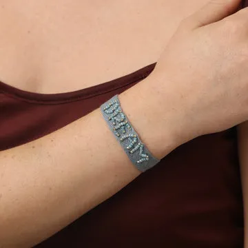 TIMI OF SWEDEN Elodie ribbon armbånd justerbart stof