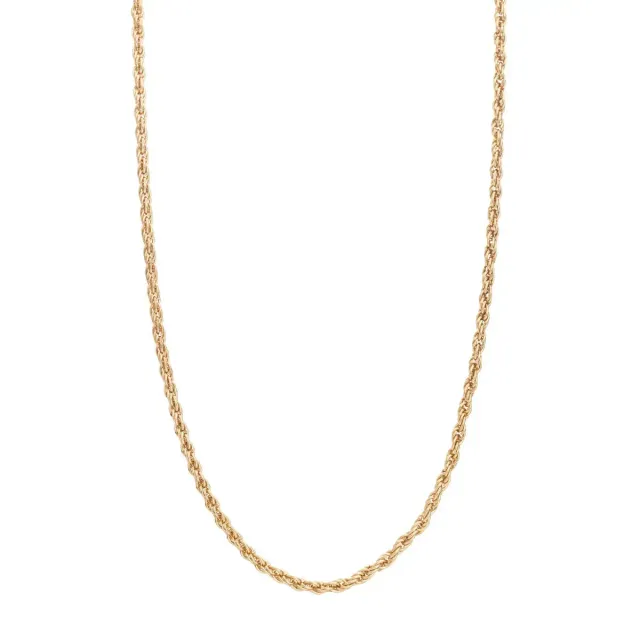 TIMI OF SWEDEN Twisted Chain halskæde guld 40cm