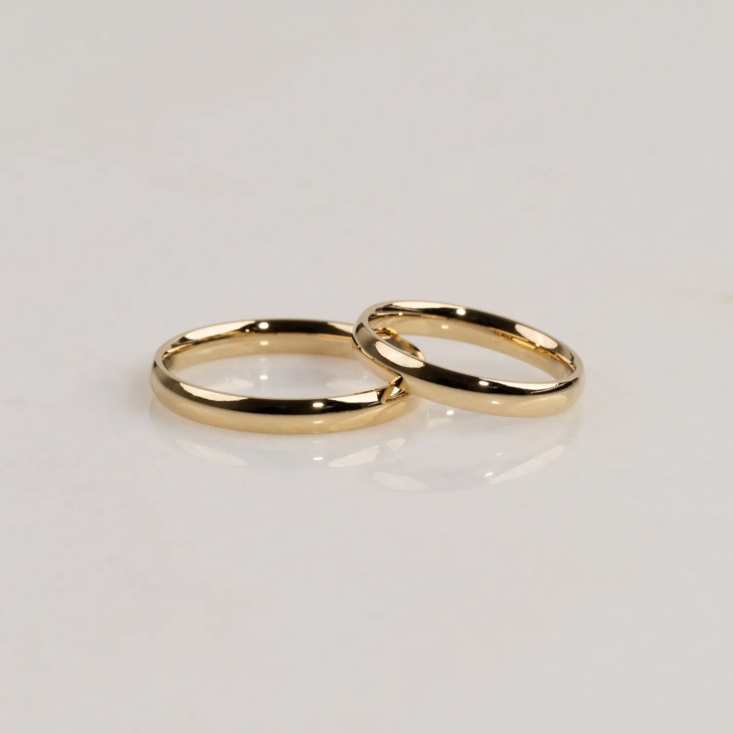 Sisi Copenhagen Oval Court Wedding Band 3,5mm vielsesring 14 kt guld