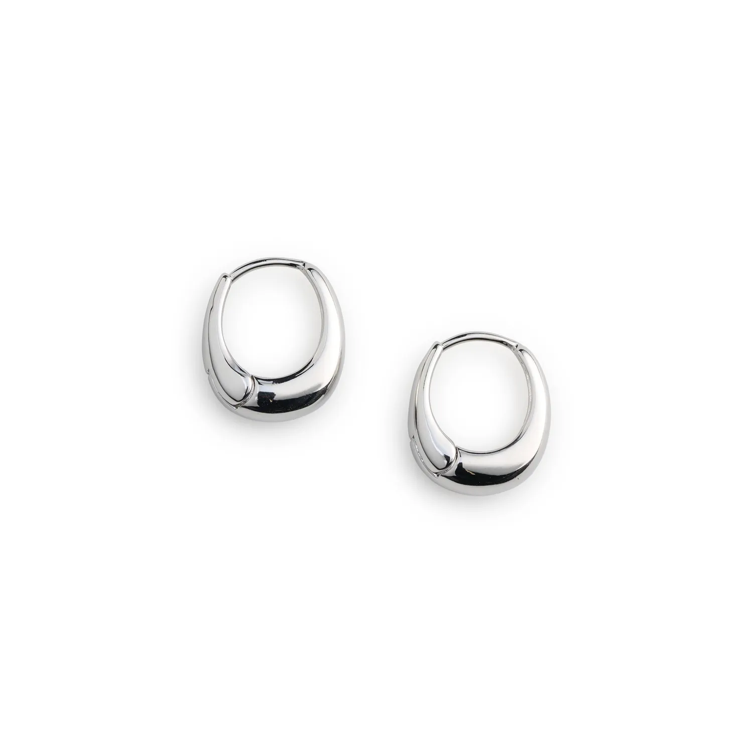 TIMI OF SWEDEN Hedvig hoop øreringe bred 15 mm guld
