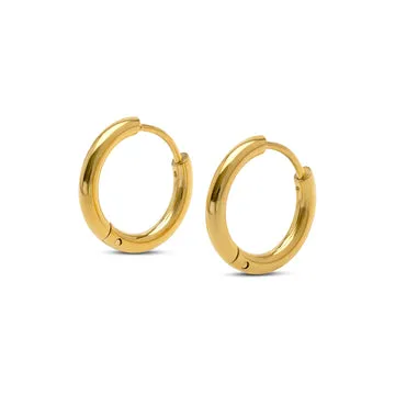 TIMI OF SWEDEN Hollie hoop øreringe 21 mm rustfrit stål