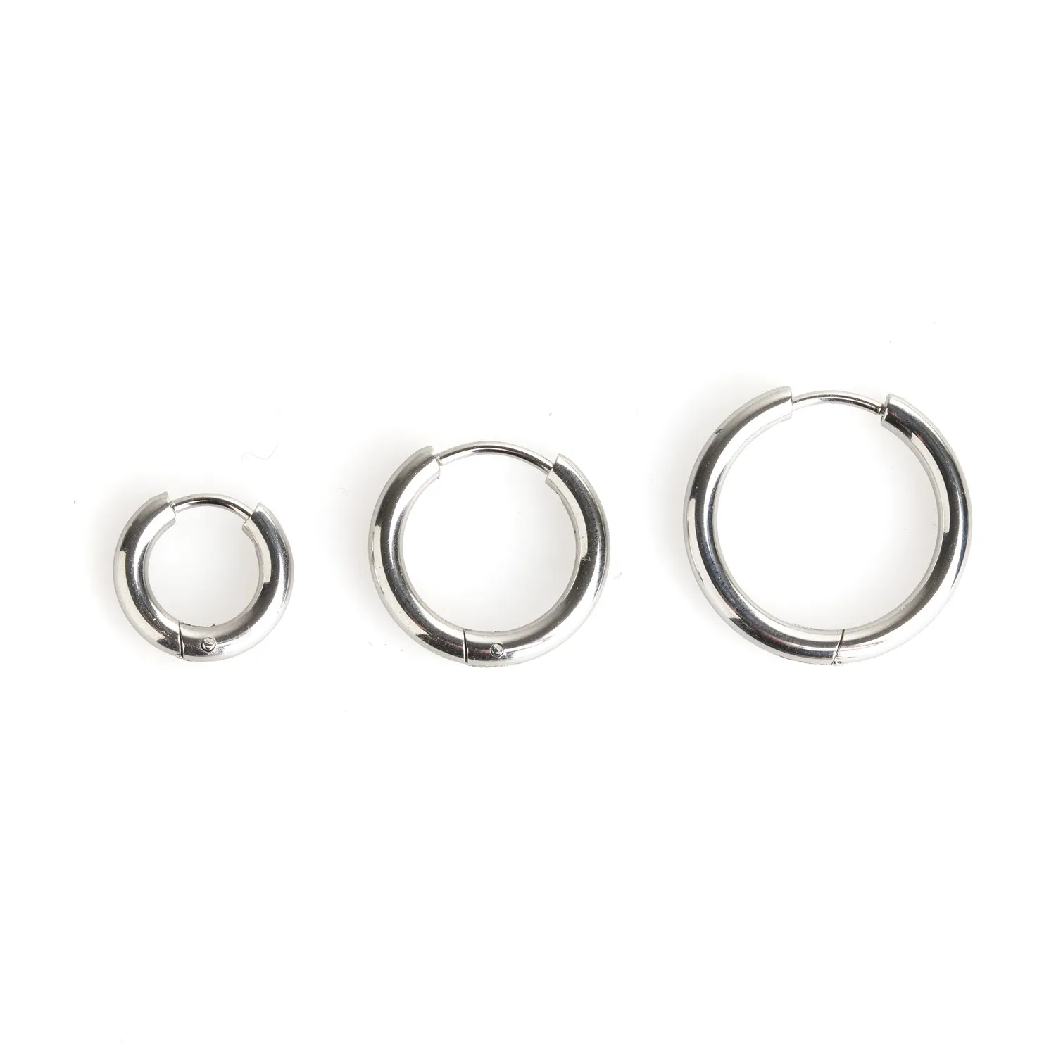 TIMI OF SWEDEN Hollie 13mm hoop øreringe rustfrit stål