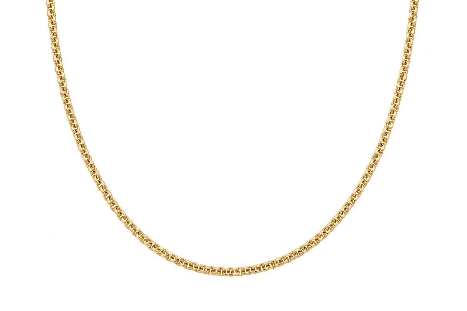 Wos River Chain halskæde guld S 55 cm