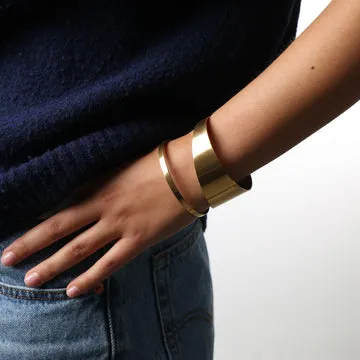 TIMI OF SWEDEN Krista armbånd chunky bangle rustfrit stål