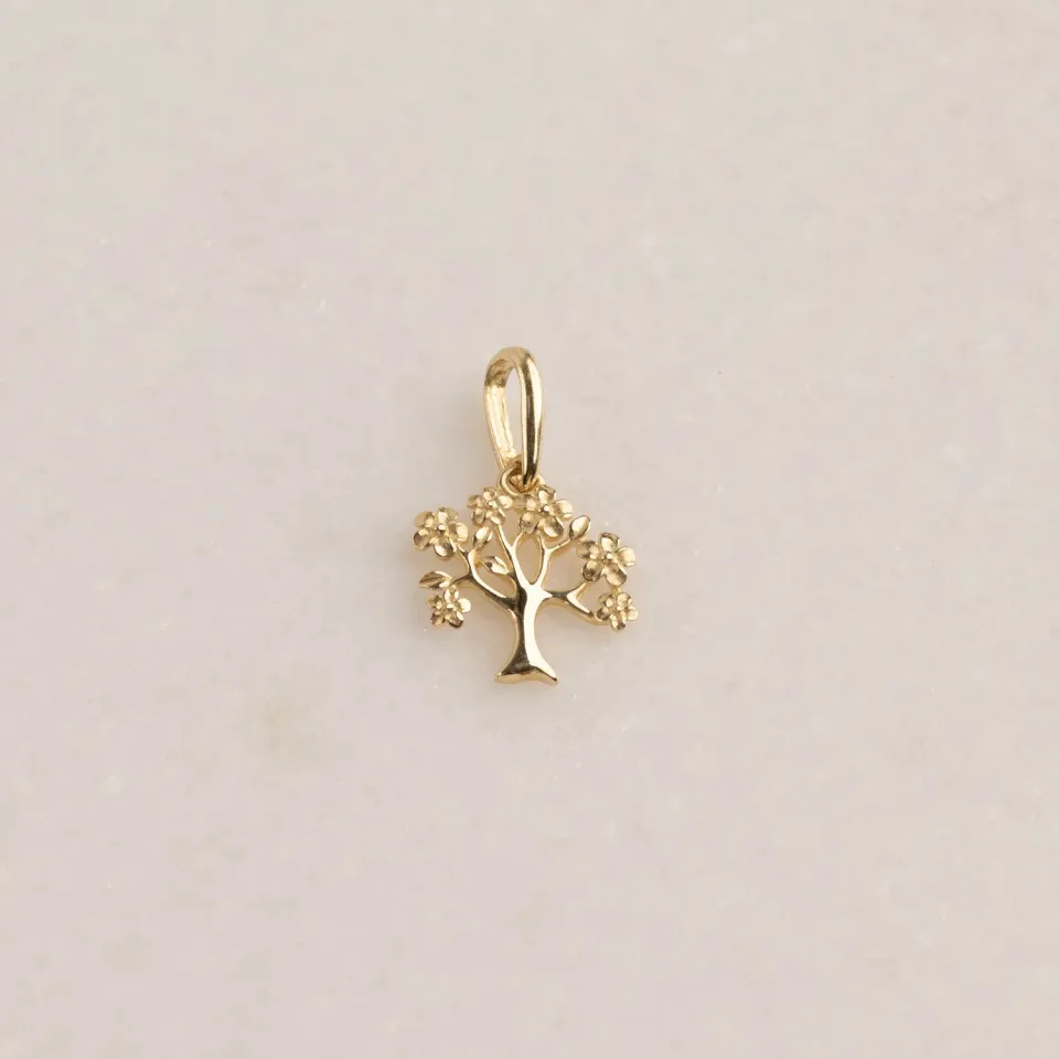 Sisi Copenhagen Tree of Life vedhæng guld livets træ