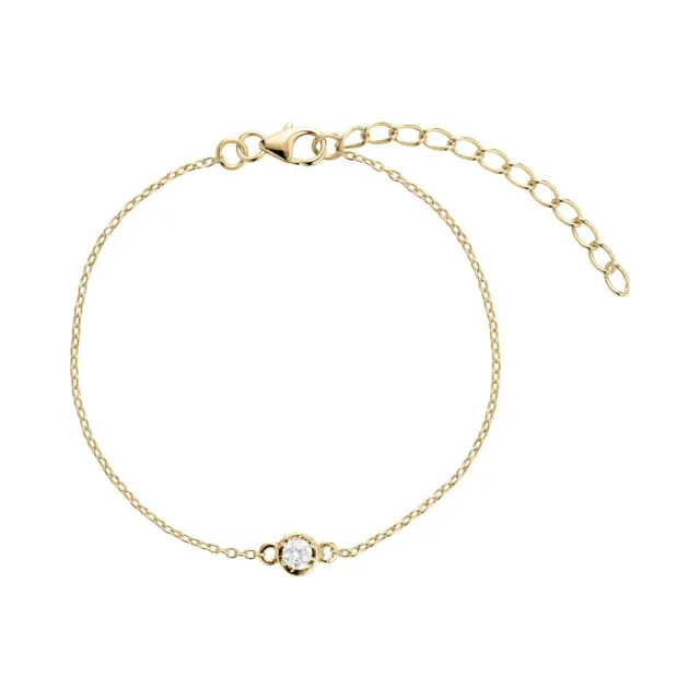 Bykjaergaard Romance armbånd forgyldt zirkonia