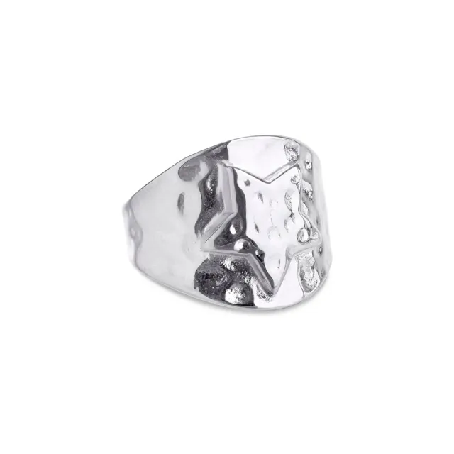 Timi of Sweden Yrsa ring stjerne stål 17 mm