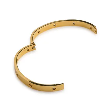 TIMI OF SWEDEN Leia Star armbånd guld waterproof