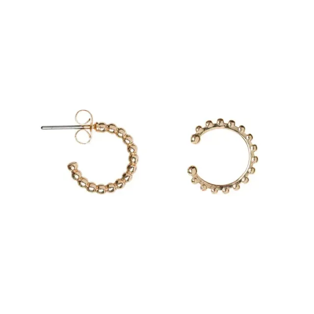 TIMI OF SWEDEN Boble ørering og ear cuff guld