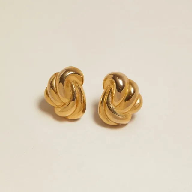 Orelia Vintage Sculpted Knot clip-on øreringe
