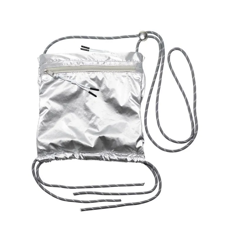 Wos Vilda taske sølv nylon crossbody