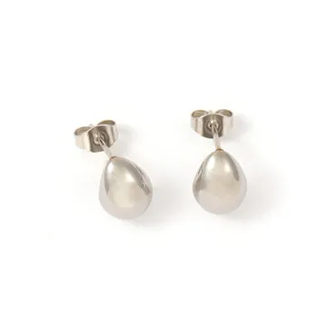 TIMI OF SWEDEN May classic drop øreringe forgyldt 10 mm