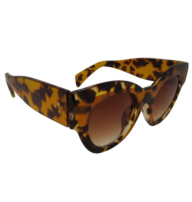 Wos Up Britt solbriller brun tortoise