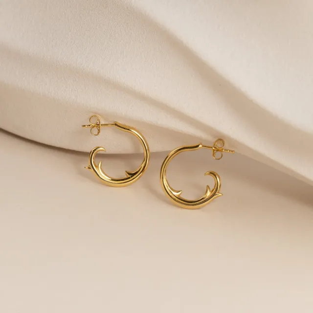 Sisi Copenhagen Mio creoler forgyldt 20 mm – par