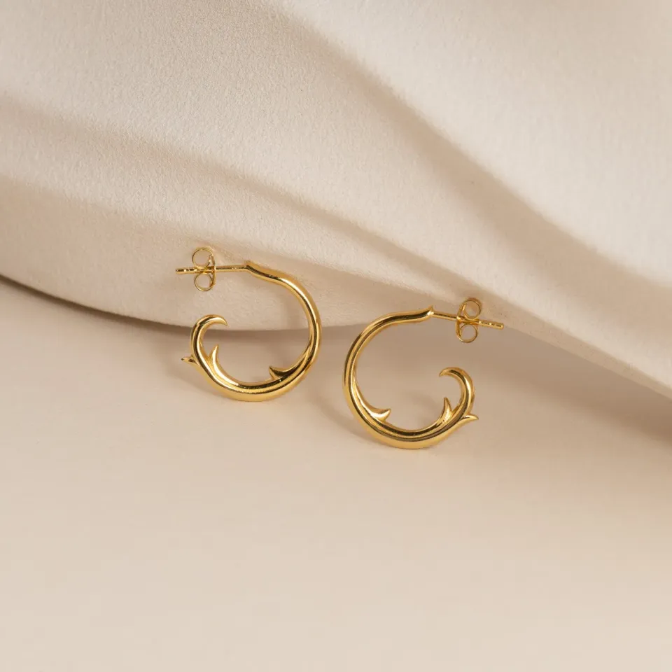 Sisi Copenhagen Mio creoler forgyldt 20 mm – par
