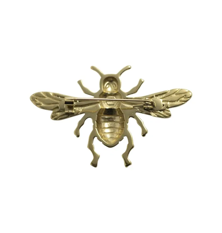 Wos Bi broche guld 54 mm stål