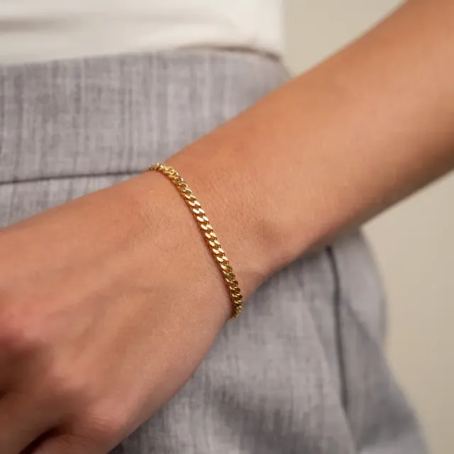 Sisi Copenhagen Sia panserarmbånd forgyldt 15,5+4 cm