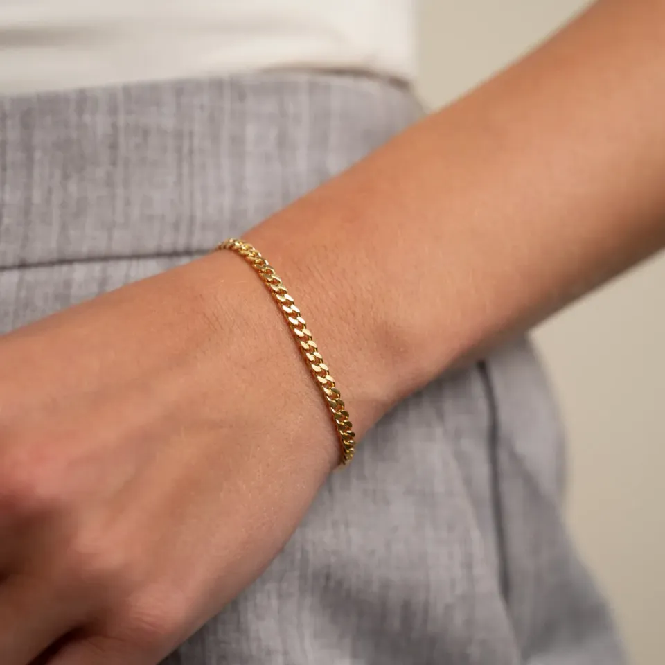Sisi Copenhagen Sia panserarmbånd forgyldt 15,5+4 cm