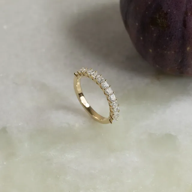 Sisi Copenhagen Princess-Cut alliance ring 1,0 ct 14 kt guld