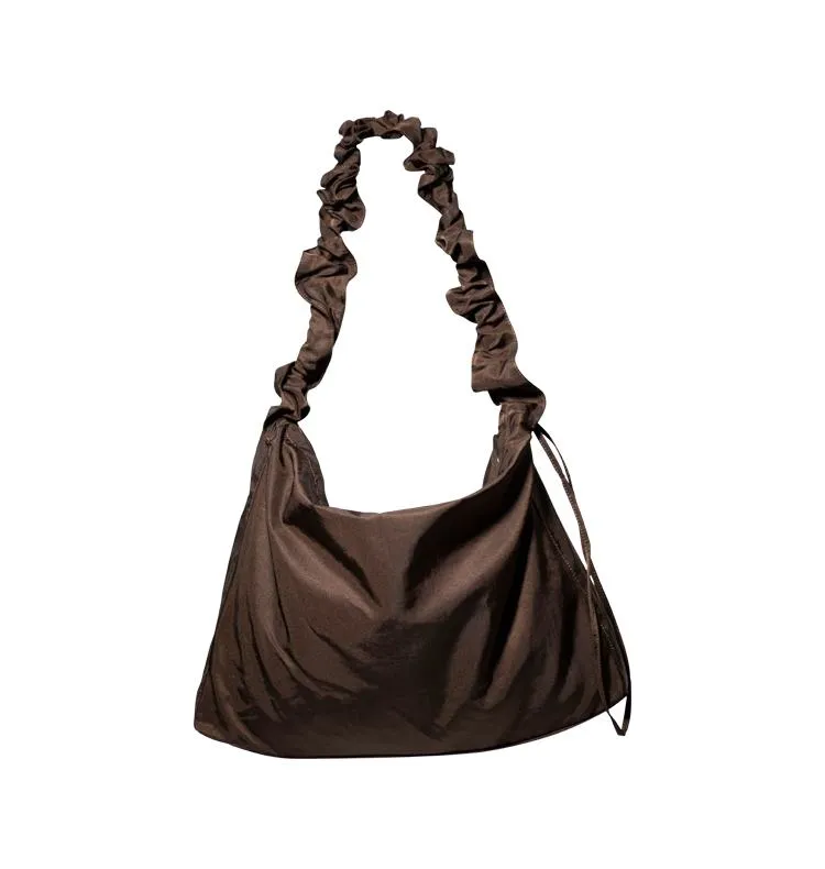 Wos Tilda taske stor brun nylon