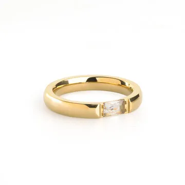 TIMI OF SWEDEN Isobel ring guld 17,5 krystal
