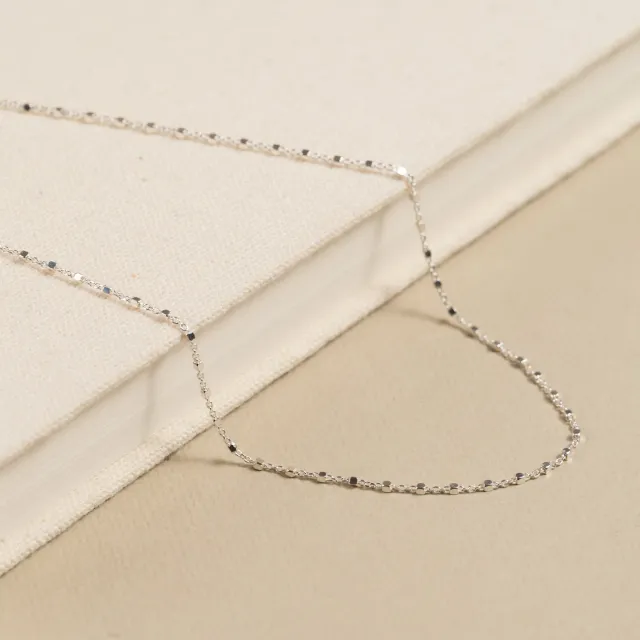 Sisi Copenhagen Delta Silver Chain halskæde sølv 42+5 cm