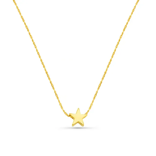 Orelia Micro Star Collar halskæde forgyldt stjerne
