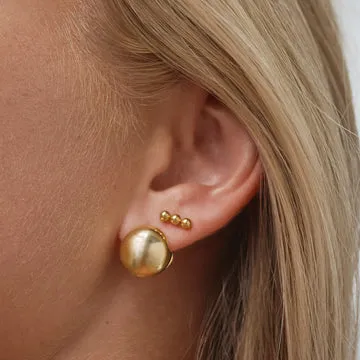 TIMI OF SWEDEN Emma 3 Dots stud øreringe guld stål