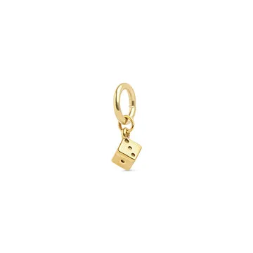 Timi of Sweden Lainey Dice Charm vedhæng stål 6 mm